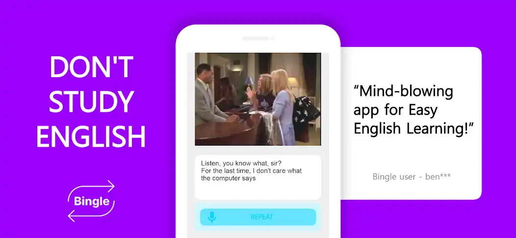 Play Bingle - Dont Study English  and enjoy Bingle - Dont Study English with UptoPlay