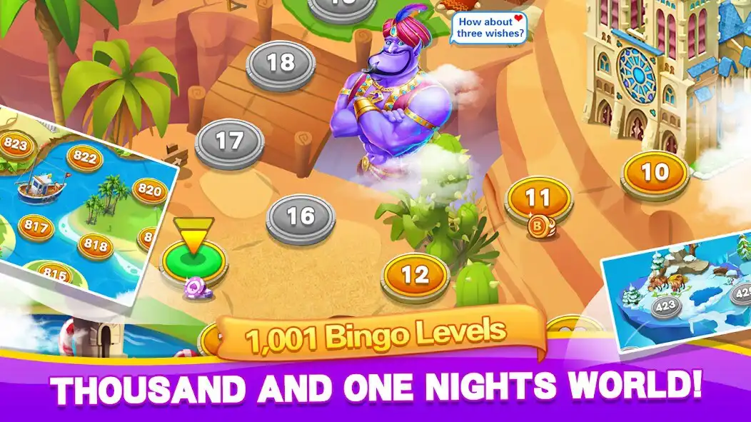 Play Bingo 1001 Nights - Bingo Game  and enjoy Bingo 1001 Nights - Bingo Game with UptoPlay