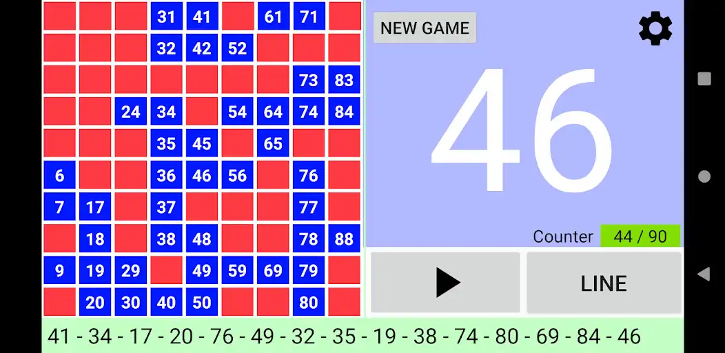 Play Bingo RS as an online game Bingo RS with UptoPlay