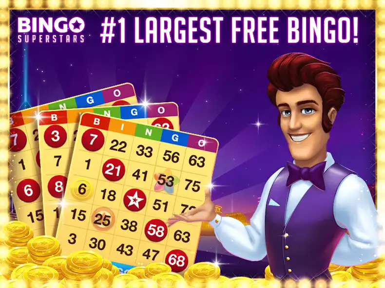 Play Bingo Superstars: Casino Bingo  and enjoy Bingo Superstars: Casino Bingo with UptoPlay