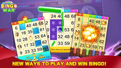 Play Bingo War -Bingo Games At Home as an online game Bingo War -Bingo Games At Home with UptoPlay