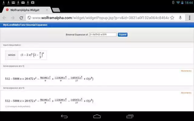 Play Binomial Expansion Calculator