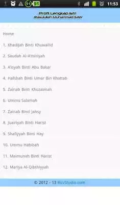 Play Biografi Istri Nabi Muhammad
