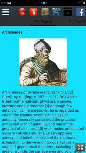 Play Biography of Archimedes as an online game Biography of Archimedes with UptoPlay