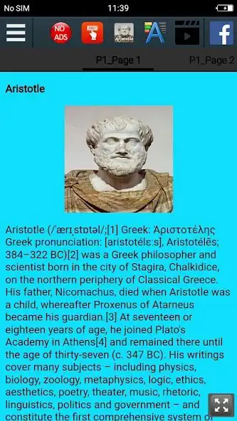 Play Biography of Aristotle as an online game Biography of Aristotle with UptoPlay