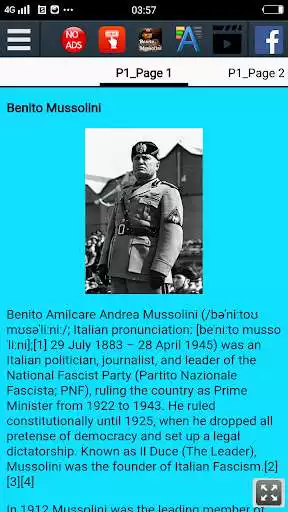Play Biography of Benito Mussolini as an online game Biography of Benito Mussolini with UptoPlay