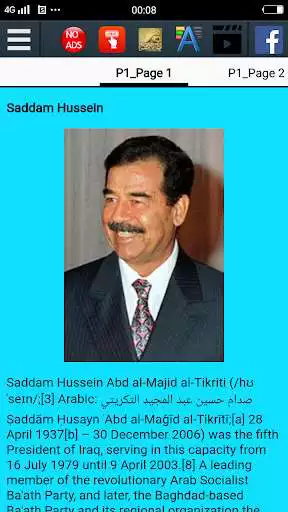 Play Biography of Saddam Hussein as an online game Biography of Saddam Hussein with UptoPlay