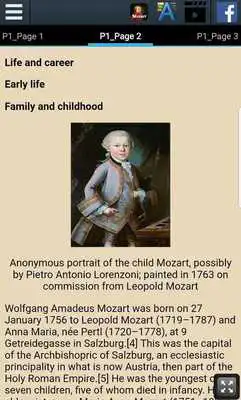 Play Biography of Wolfgang Amadeus Mozart