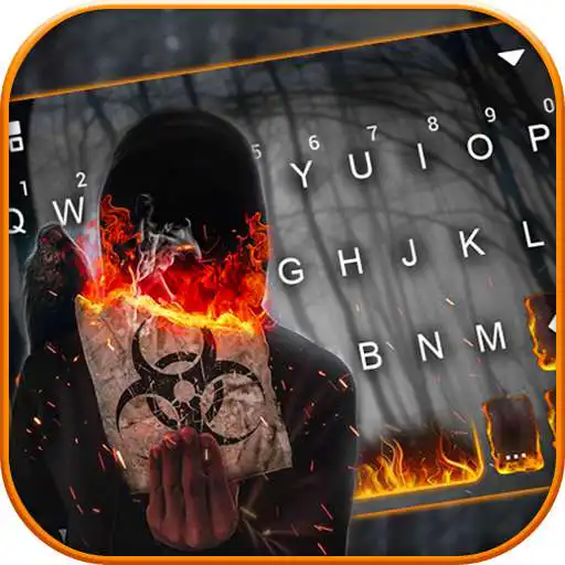 Play Bio Hazard Fire Keyboard Theme APK