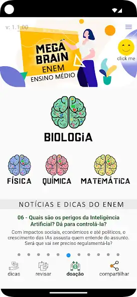 Play BIOLOGIA megaBrain ENEM  and enjoy BIOLOGIA megaBrain ENEM with UptoPlay