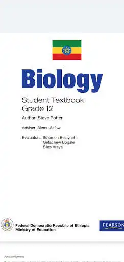 Play Biology Grade 12 Textbook for Ethiopia 12 Grade  and enjoy Biology Grade 12 Textbook for Ethiopia 12 Grade with UptoPlay