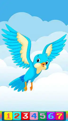 Play Bird Pixel Art Color by Number for Relax as an online game Bird Pixel Art Color by Number for Relax with UptoPlay