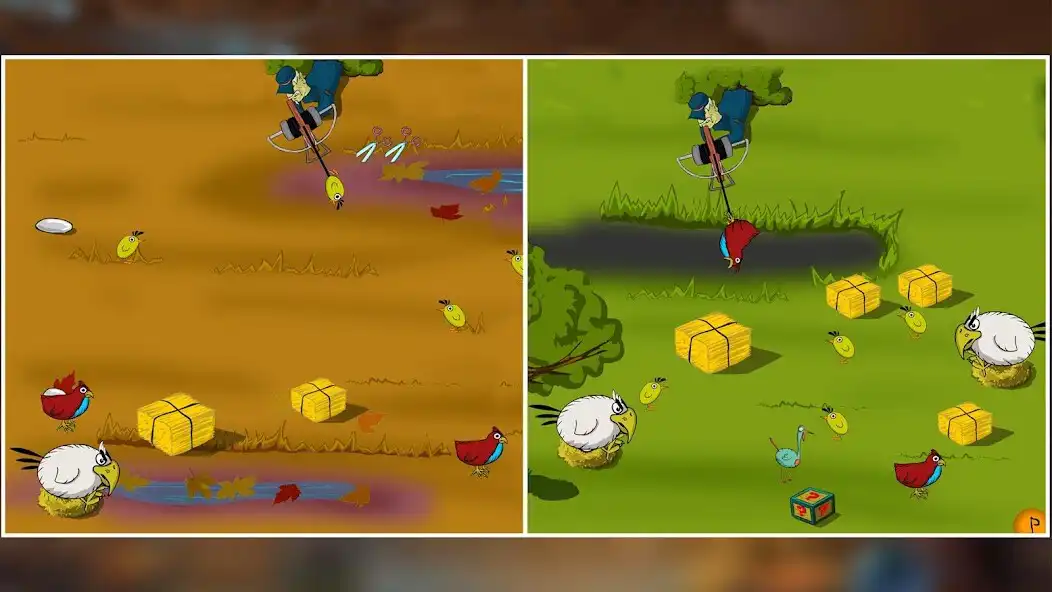 Play Birds Catcher: Arcade Game as an online game Birds Catcher: Arcade Game with UptoPlay