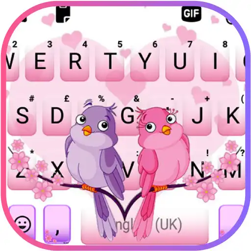 Play Birds In Love Keyboard Background APK