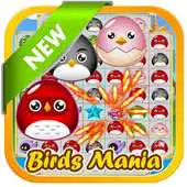 Free play online Birds Mania Match Three Pops Blasts APK