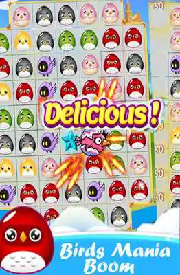 Play Birds Mania Match Three Pops Blasts