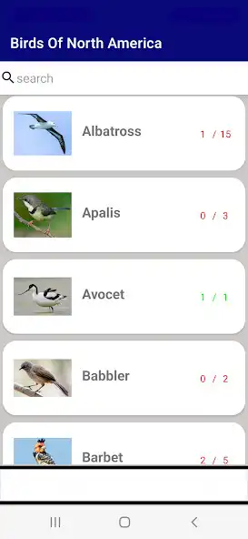 Play Birds Of USA (Check List) as an online game Birds Of USA (Check List) with UptoPlay
