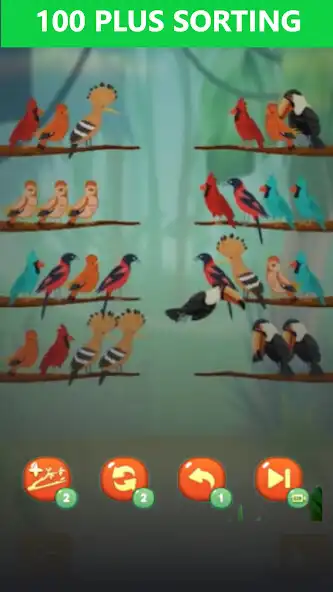 Play Bird Sort : Bird Merge Sorting as an online game Bird Sort : Bird Merge Sorting with UptoPlay