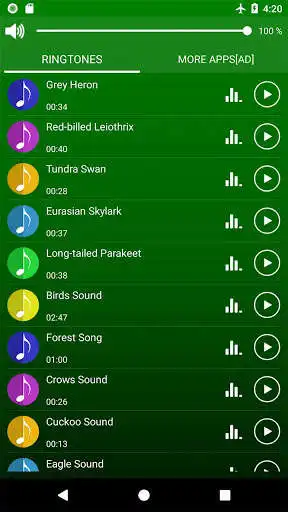 Play Birds Sounds Ringtones  Wallpapers