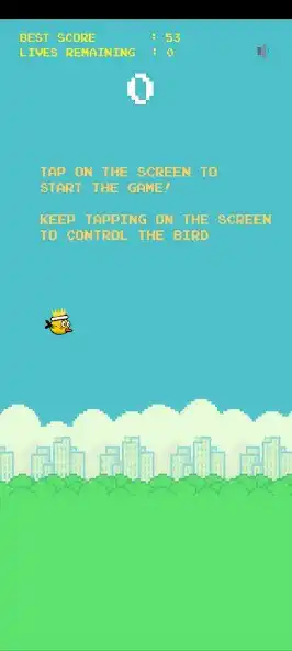 Play Birdy bird - Flapping Bird as an online game Birdy bird - Flapping Bird with UptoPlay