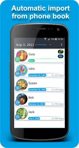 Play Birthday and holiday calendar, reminder  and enjoy Birthday and holiday calendar, reminder with UptoPlay
