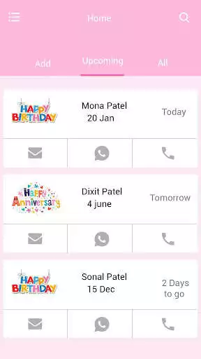 Play Birthday Anniversary Reminder - good days as an online game Birthday Anniversary Reminder - good days with UptoPlay