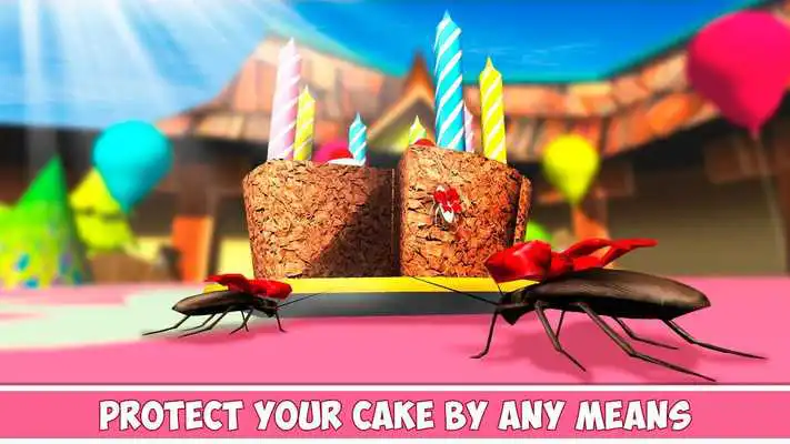 Play Birthday Cake - Cockroach Invasion Play Birthday Cake - Cockroach Invasion