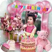 Free play online Birthday Cake Photo Frame Editor APK