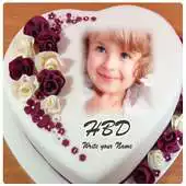 Free play online Birthday Cake Photo Frame :Name Text on Cakes APK