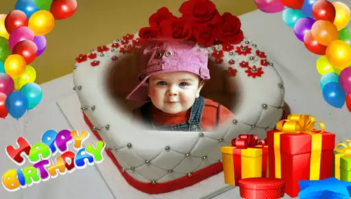 Play Birthday Cake Photo Frames as an online game Birthday Cake Photo Frames with UptoPlay