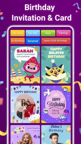 Play Birthday Card Maker 2022 as an online game Birthday Card Maker 2022 with UptoPlay