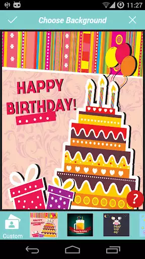 Play Birthday Card Maker as an online game Birthday Card Maker with UptoPlay