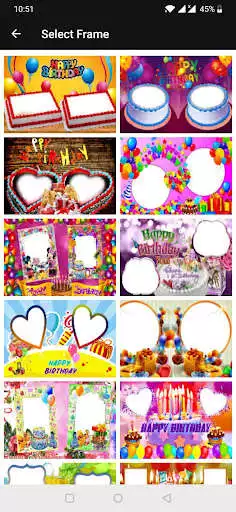 Play Birthday Dual Photo Frames as an online game Birthday Dual Photo Frames with UptoPlay