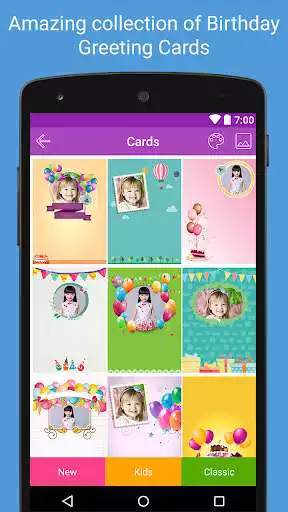 Play Birthday Greeting Cards Maker as an online game Birthday Greeting Cards Maker with UptoPlay