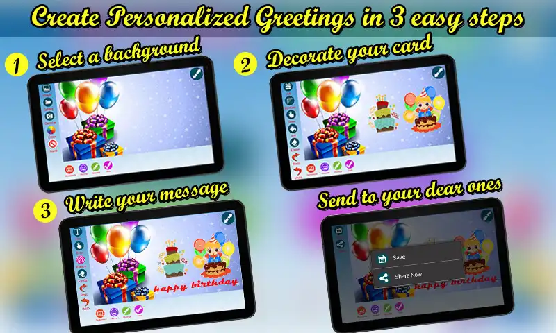 Play Birthday Greetings eCard Maker  and enjoy Birthday Greetings eCard Maker with UptoPlay