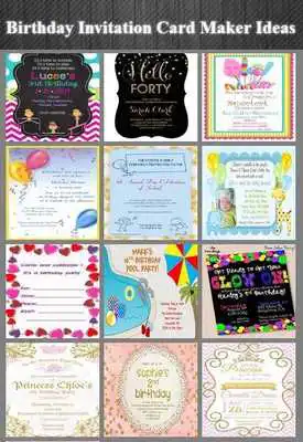 Play Birthday Invitation Card Maker Ideas