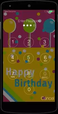 Play Birthday Passcode LockScreen