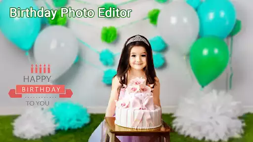 Play Birthday Photo Editor as an online game Birthday Photo Editor with UptoPlay