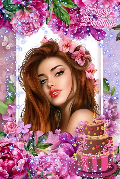 Play Birthday Photo Frame 2022 as an online game Birthday Photo Frame 2022 with UptoPlay