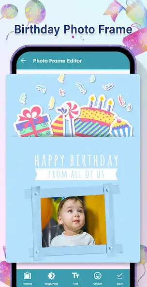 Play Birthday Photo Frame 2023 as an online game Birthday Photo Frame 2023 with UptoPlay