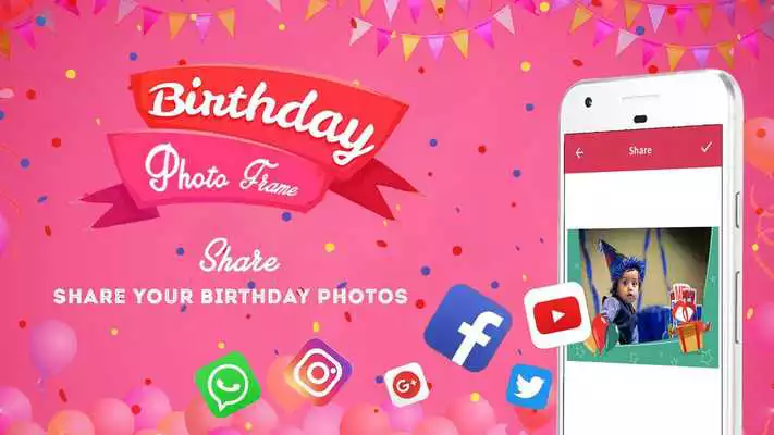 Play Birthday Photo Frame : Birthday Photo Editor