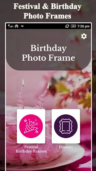 Play Birthday Photo Frame - Editor, Name, Photo, Wishes  and enjoy Birthday Photo Frame - Editor, Name, Photo, Wishes with UptoPlay