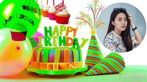 Play Birthday Photo Frame Editor as an online game Birthday Photo Frame Editor with UptoPlay