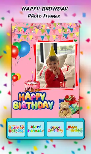 Play Birthday Photo Frames And Birthday Greetings  and enjoy Birthday Photo Frames And Birthday Greetings with UptoPlay