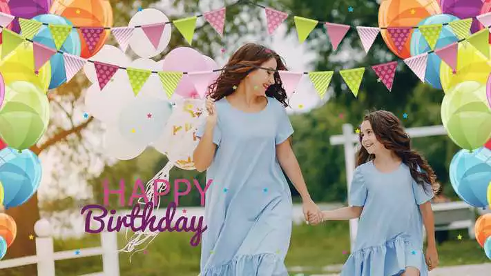 Play BirthDay Photo Frame