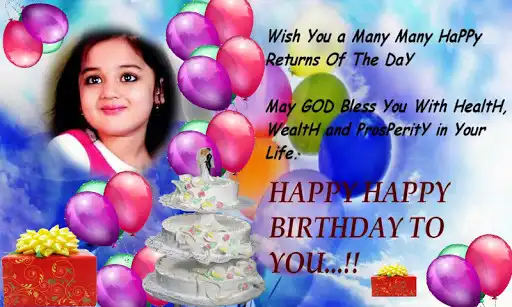 Play Birthday Photo Frames Wishes  and enjoy Birthday Photo Frames Wishes with UptoPlay