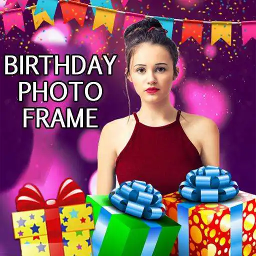 Play birthday photo frame with text APK
