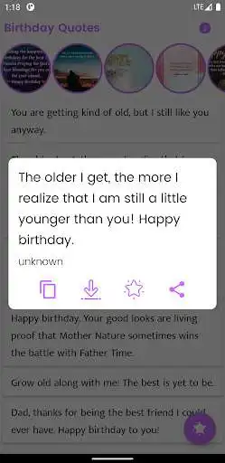 Play Birthday Quotes and Sayings  and enjoy Birthday Quotes and Sayings with UptoPlay