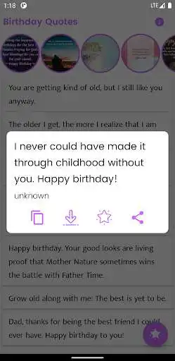 Play Birthday Quotes and Sayings as an online game Birthday Quotes and Sayings with UptoPlay