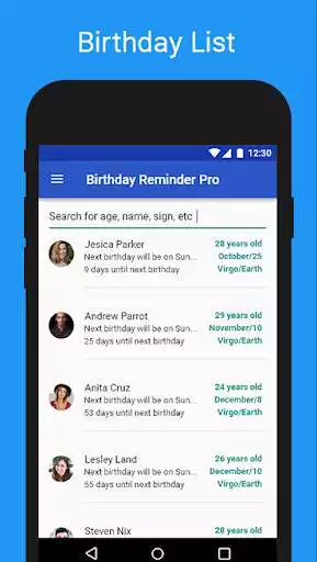 Play Birthday Reminder Pro  and enjoy Birthday Reminder Pro with UptoPlay